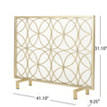 Fire Screens Gold Iron