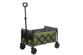 Lightweight Portable Heavy Duty Folding Beach Wagons With Wheels Outdoor Utility Carts For Grocery, Camping, Shopping, Sports, Garden With Large Capacity Army Green Army Green Steel