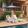 9Ft Patio Umbrella, Outdoor Table Umbrella With Push Button Tilt And Crank, Uv Protection Waterproof Market Sun Umbrella With 8 Sturdy Ribs For Garden, Deck, Backyard, Pool Gray Gray Round Uv Resistant Umbrellas Aluminium