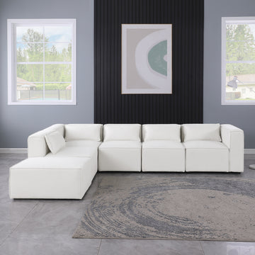 Modular Sofa Beigechenille Fabric, Simple And Grand, The Seat And Back Is Very Soft. This Is Also A Knock Down Sofa Beige Chenille 6 Seat