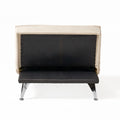 Ottoman Chair Ivory Fabric