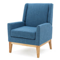 Kd Accent Chair Blue Fabric