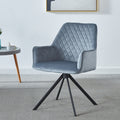 Accent Chair, Dining Chair Upholstered Backrest Seat Chairs For Home Kitchen Living Rooms Velvet Upholstered Contemporary Vanity Chair Blue Velvet
