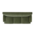 Alana Lawson Three Cushion Tightback Sofa, Olive Green Performance Velvet Green Foam Velvet 3 Seat