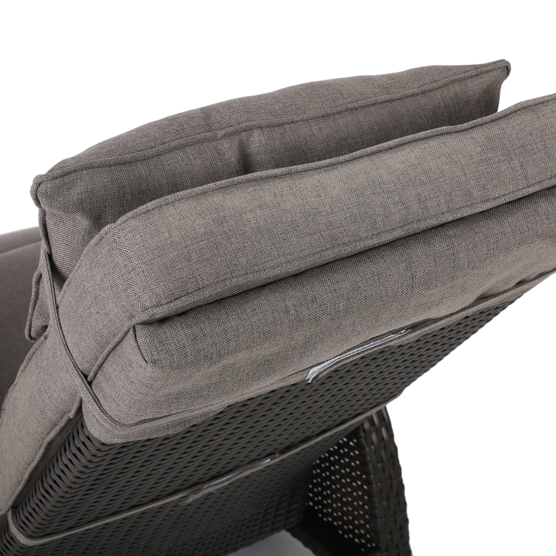 Liverpool Gas Recliner Brown Multi Rattan