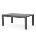 Cape Coral Kd Table Grey Dark Grey Aluminum