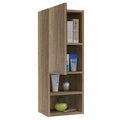 Milwaukee Medicine Cabinet, Two Shelves, Single Door Cabinet, Two Interior Shelves Beige 1 4 Bathroom Wall Mounted Modern Mdf Engineered Wood