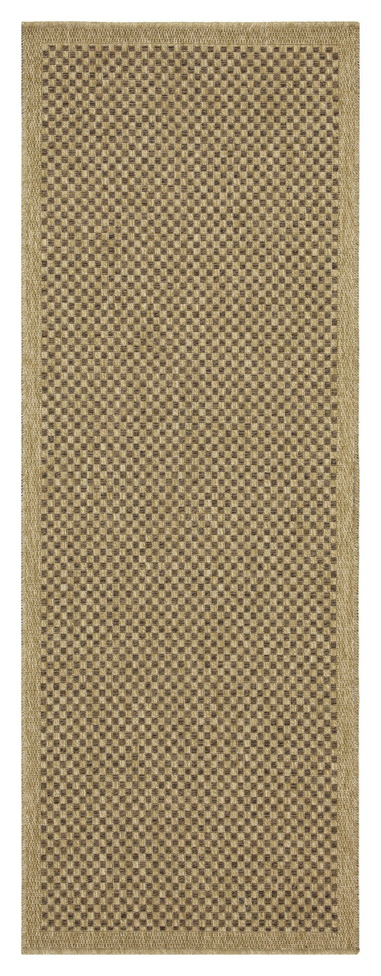 Earth Gc Ntl1005 Jute Mocha 2 Ft. 7 In. X 7 Ft. 3 In. Indoor Outdoor Area Rug Natural & Light Brown Polyester Polypropylene