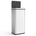 Trash Can Lid Pj60Lsd 808 S Lkj Silver Abs