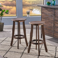 Pike Barstool Dark Brown Acacia Wood