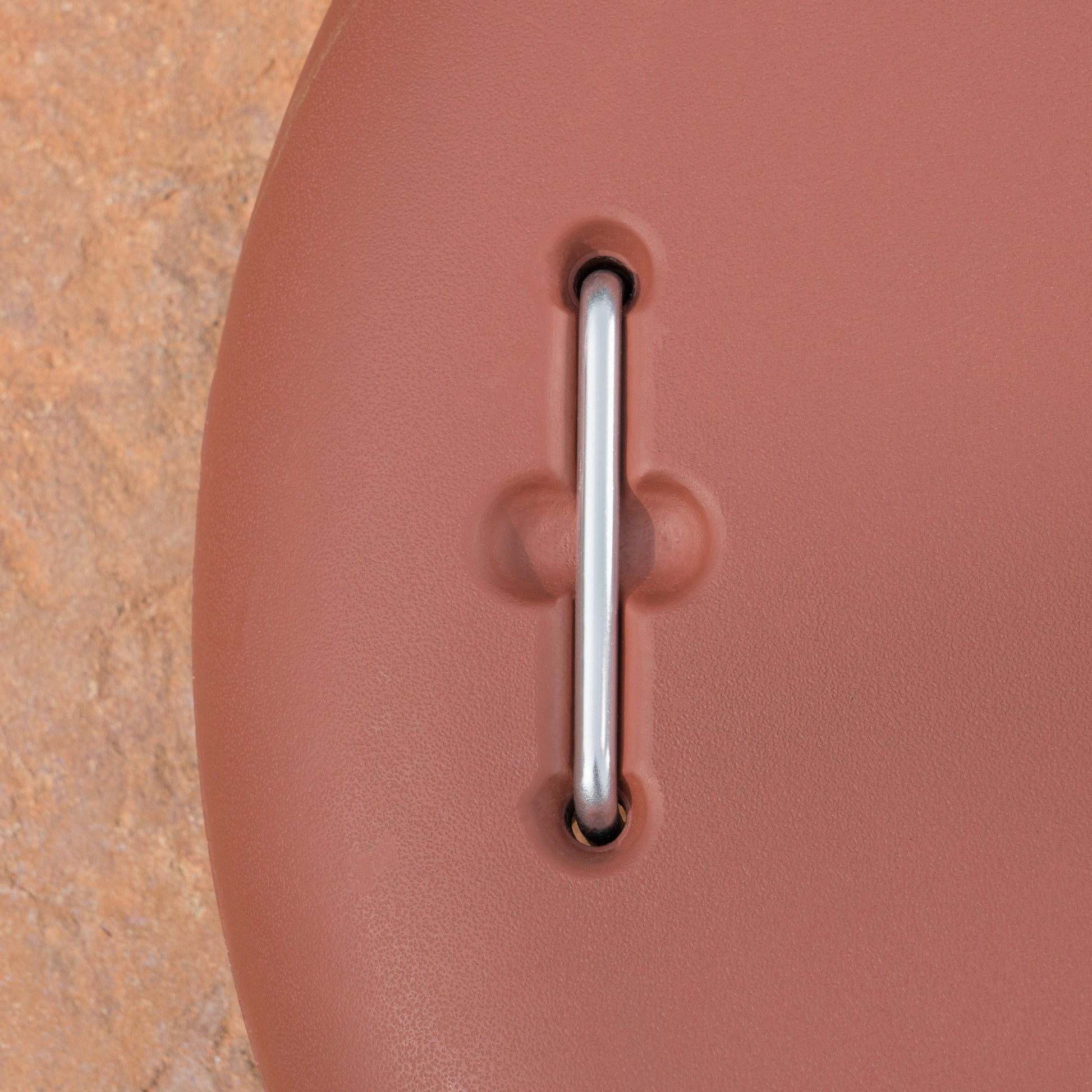 Wheelie Umbrella Base Round Terracotta Concrete