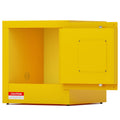 Flammable Safety Cabinet, Galvanized Steel, Laboratory Cabinets Explosion Proof Cabinets Anti Corrosion Reagents Instruments Protection Supplies Cabinet Antique Yellow Steel