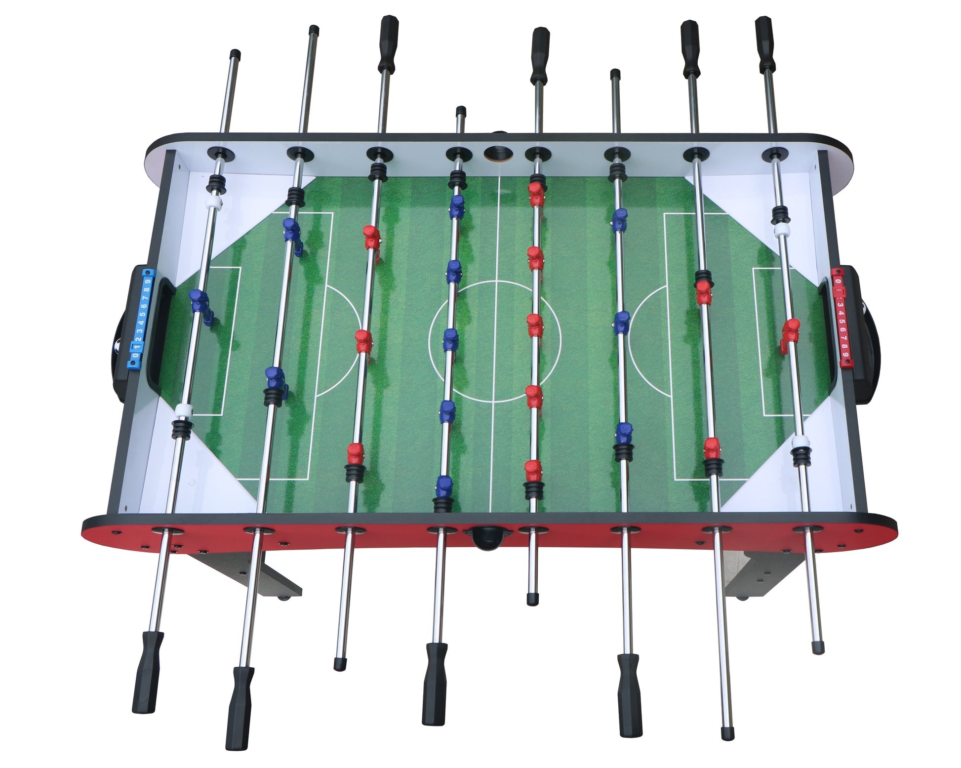 5Ft Soccer Table,Foosball Table,Football Table,Game Table, Table Soccer,Table Football,Children'S Game Table,Table Games,Indoor Games Balls Sports White Red Without Adjustable Weight Dining Room