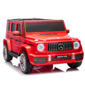 24V 2 Seater Kids Ride On Car Licensed Mercedes Benz G63 Powerful 4Wd For Kids Ages 3 8, With 7Ah Big Battery, Remote Control, Soft Braking, 4 Wheel Suspension, Led Headlight & Music,Red Red Polyethylene