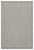 Sunshine Gc Har2009 Silver 7 Ft. 10 In. X 10 Ft. 3 In. Indoor Outdoor Area Rug Silver Polyester Polypropylene