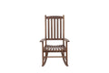 Outdoor Rocking Chair Patio Rocker Brown Brown Acacia Wood