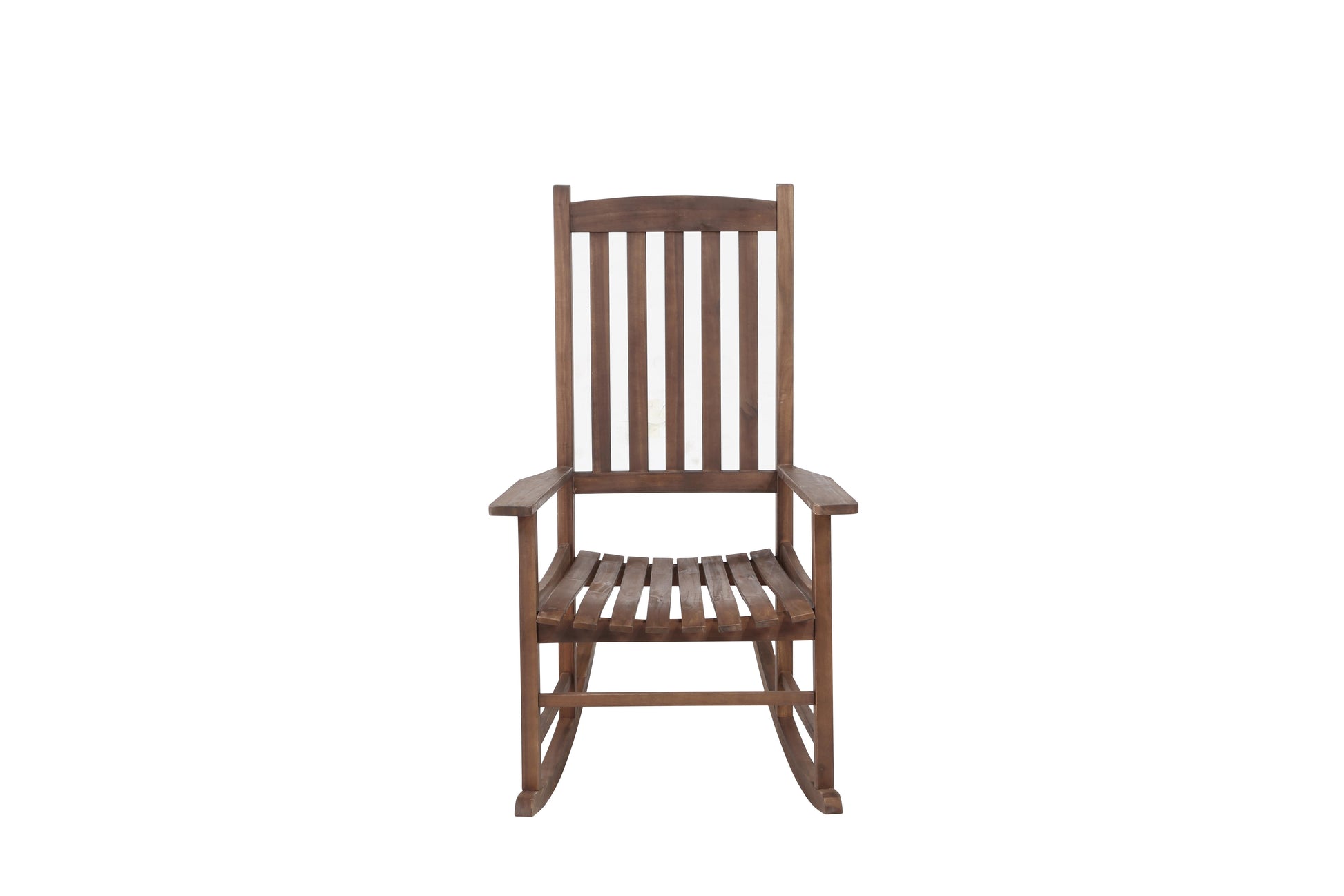 Outdoor Rocking Chair Patio Rocker Brown Brown Acacia Wood