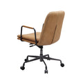 Rum Office Chair With Swivel Solid Brown Office Office Chairs Solid Back Swivel Genuine Leather