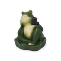 Frog Umbrella Base Green Concrete