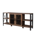 Tv Stands For Living Room, Industrial Tv Stand For Bedroom Furniture, Farmhouse Tv Stand 80 Inch Television Standmodern Horizontal Wood And Metal Open Bookshelf Espresso 70 79 Inches Particle Board Mdf