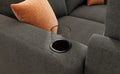 Modern Large Sectional Sofa, U Shape Modular Sectional Couch With Storage Function,123