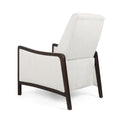 Recliner Chair Beige Fabric