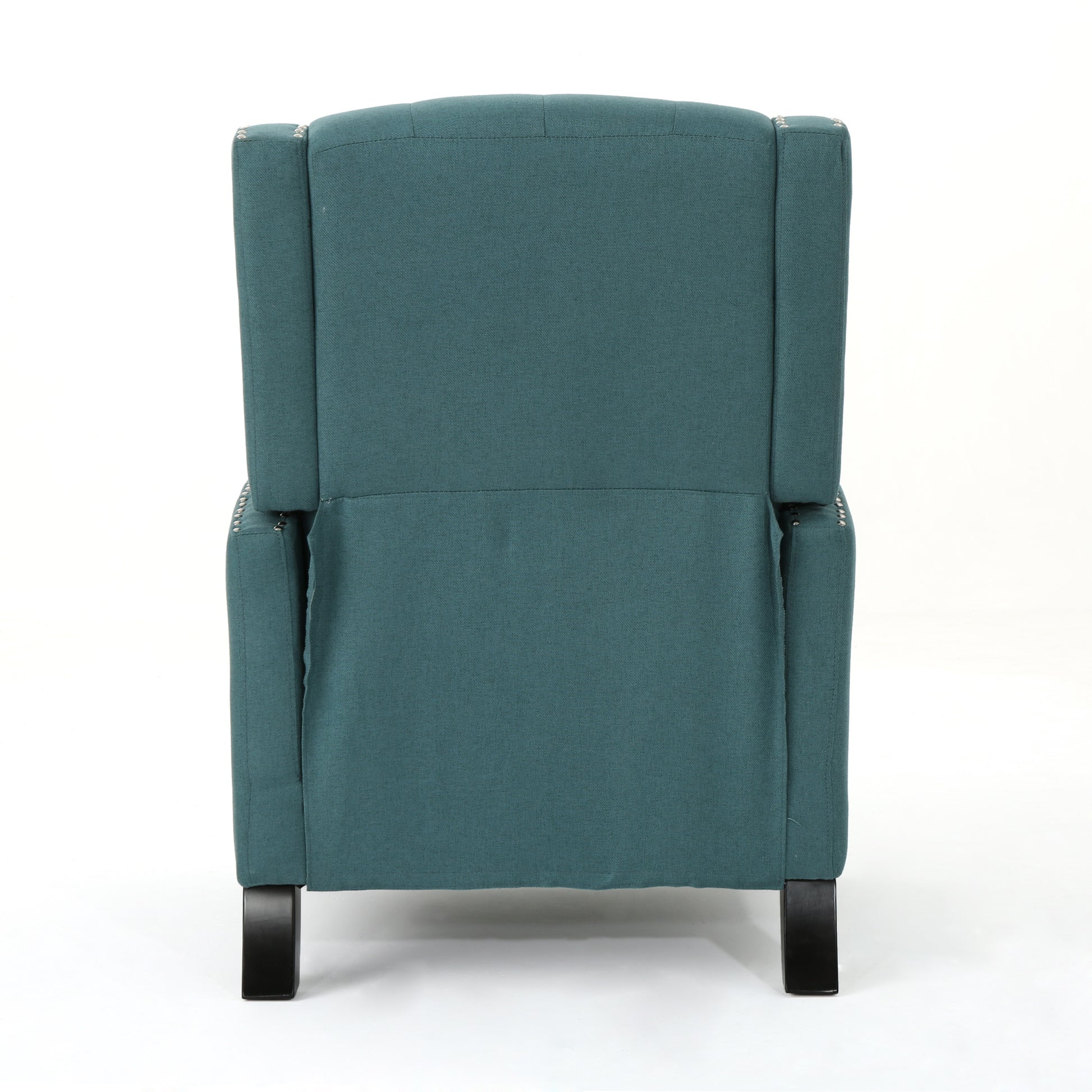 Classic Teal Fabric Push Back Chair Teal Fabric