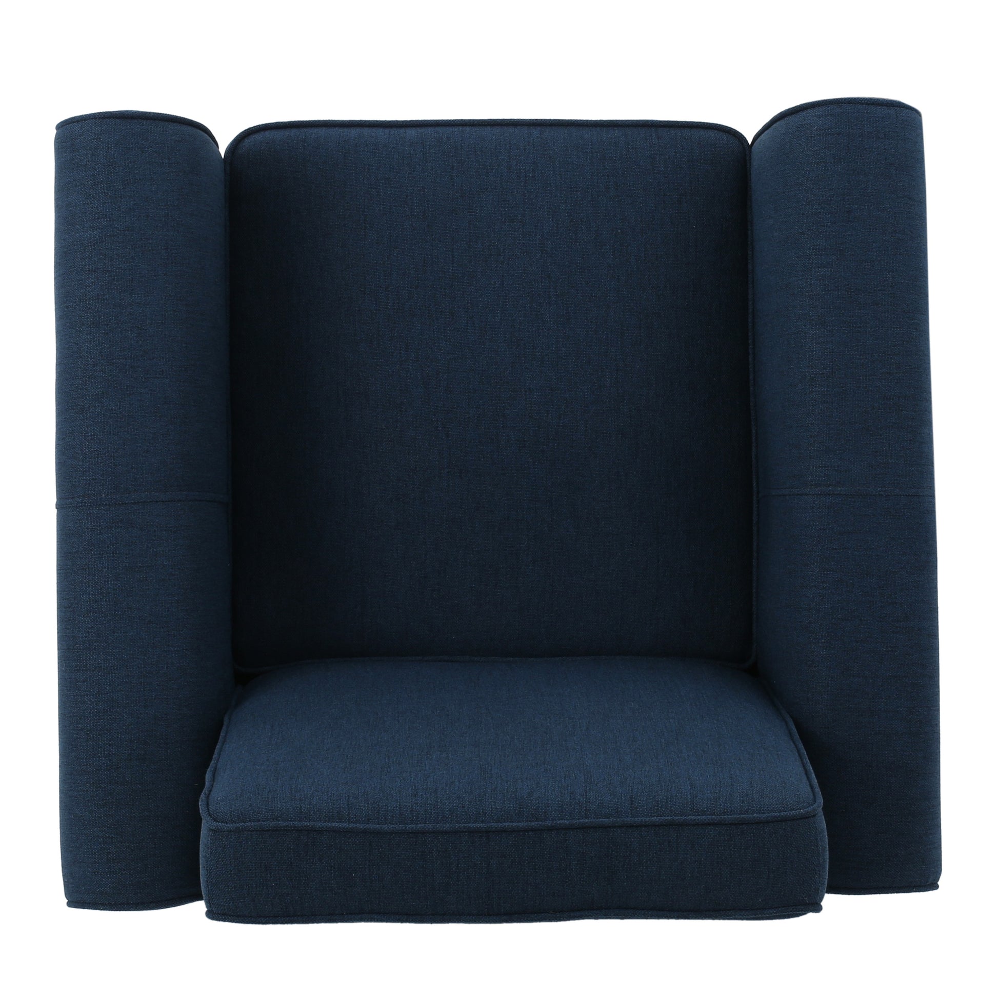 Hollister Club Chair Navy Blue Fabric 1 Seat