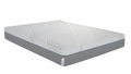 Twin Size Cypress 10'' Medium Cooling Gel Memory Edge Support Pocket Spring Removable Cover Hybrid Mattress White Gray Foam Spring Twin