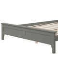 Modern Gray Solid Wood Full Platform Bed Old Sku:Wf283524Aae Full Gray Solid Wood