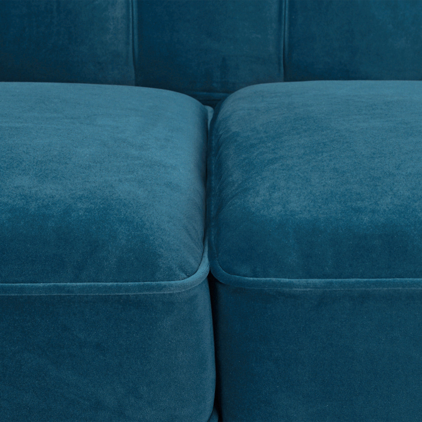 Jack 84" Modern Tuxedo Tufted Sofa, Satin Teal Blue Velvet Blue Foam Velvet 3 Seat