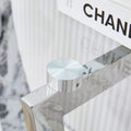 Modern Minimalist Rectangular Glass Table With 0.39 