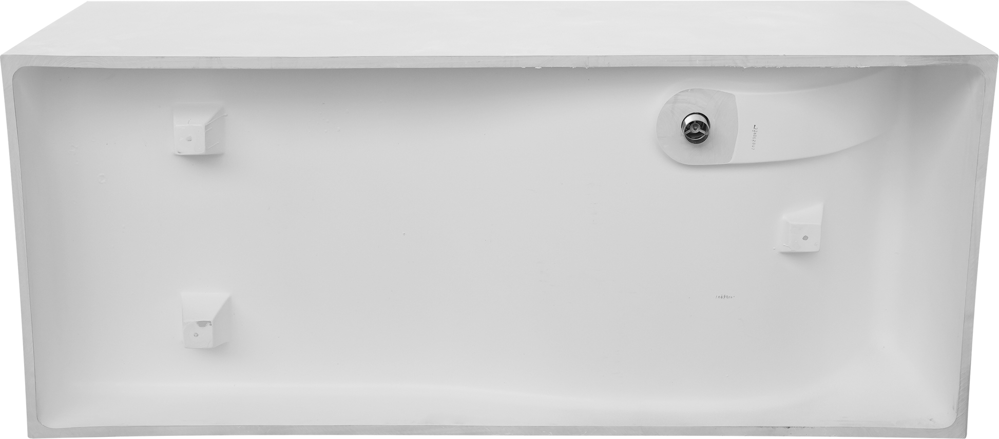 67" Freestanding Solid Surface Bathtub, Stone Resin Freestanding Bath Tub With Overflow And Pop Up Drain, Matte White 24S01 67Mw Matte White Rectangle Bathroom Freestanding Tubs Solid Surface