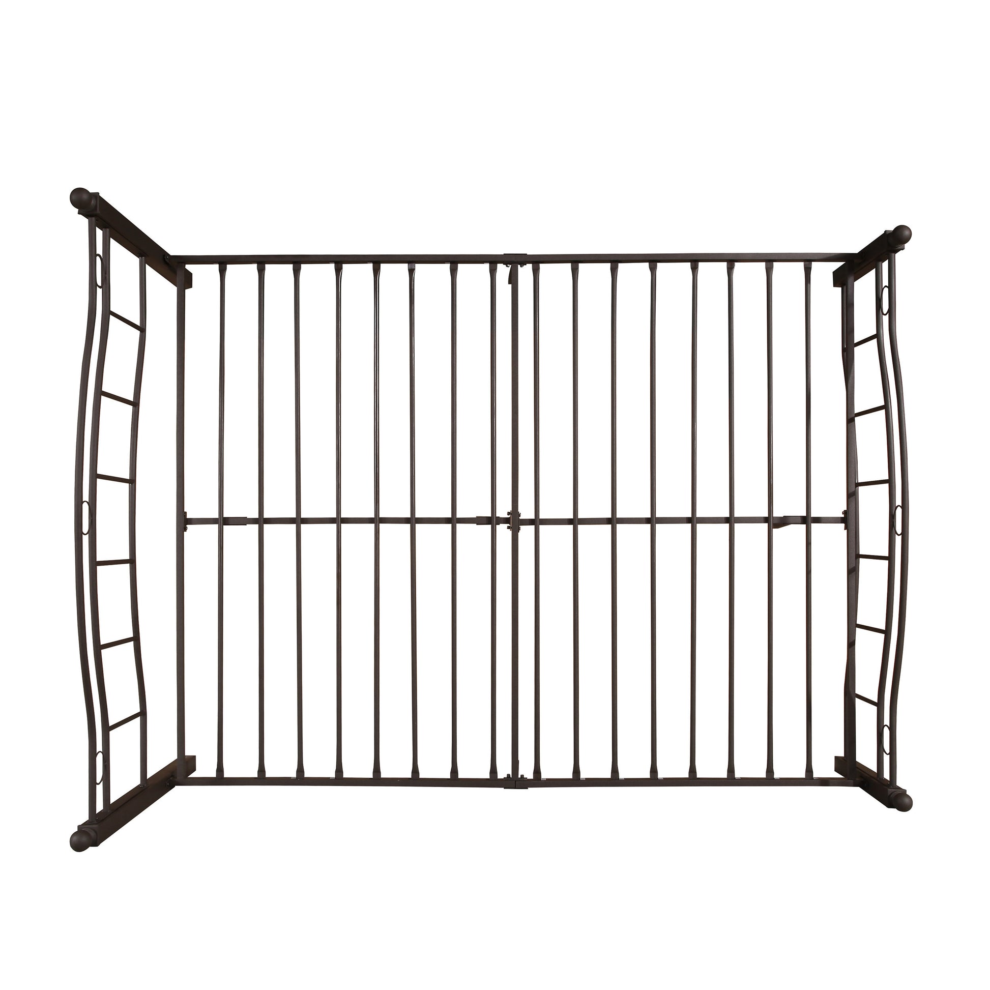 King Size Metal Bed Frame, Under Bed Storage Space, No Box Spring Needed, Durable Use, Copper King Copper Iron