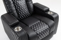 Lounge Chair Lift Chair Relax Sofa Chair Sitting Room Furniture Sitting Room Power Supply Elderly Electric Lounge Chair Black Pu