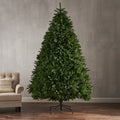 9'Norway Hinged Tree With 3655 Tips,Dia:72 Green Pvc