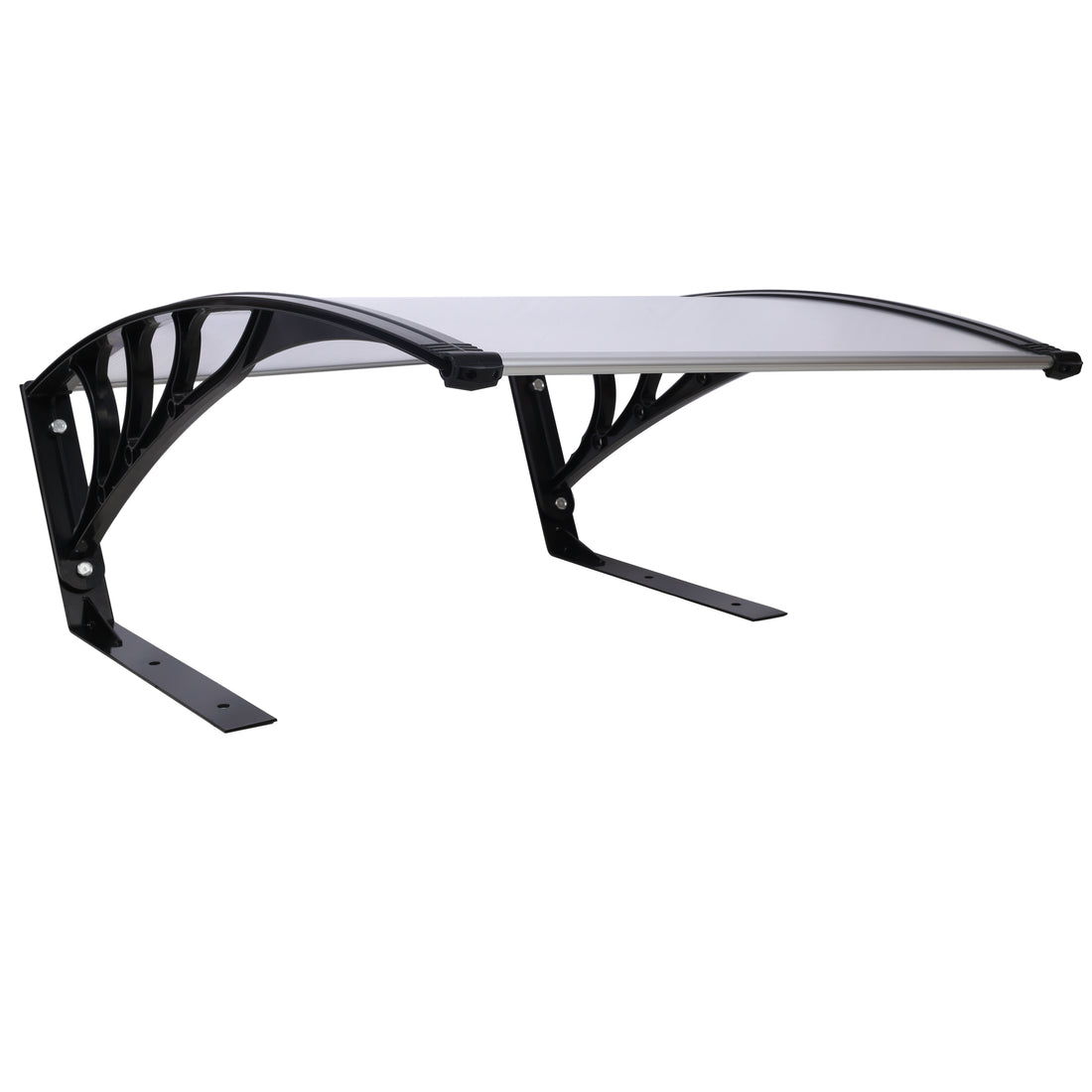 Outdoor Shade Cover Designed For Robotic Lawn Mowers, Portable Garage Roof For Robot Mowers, Weather Resistant Polycarbonate Canopy Black Abs,Aluminum,Steel