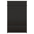 Hall Tree With Top Shelf And Storage Bench, Hallway Shoe Cabinet With Sliding Doors, Coat Rack With 5 Hanging Hooks For Entryways Hallways, Black Black Particle Board Mdf