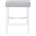 Ariya Grey Bar Stools Kit Of 2 Grey Rubber Wood