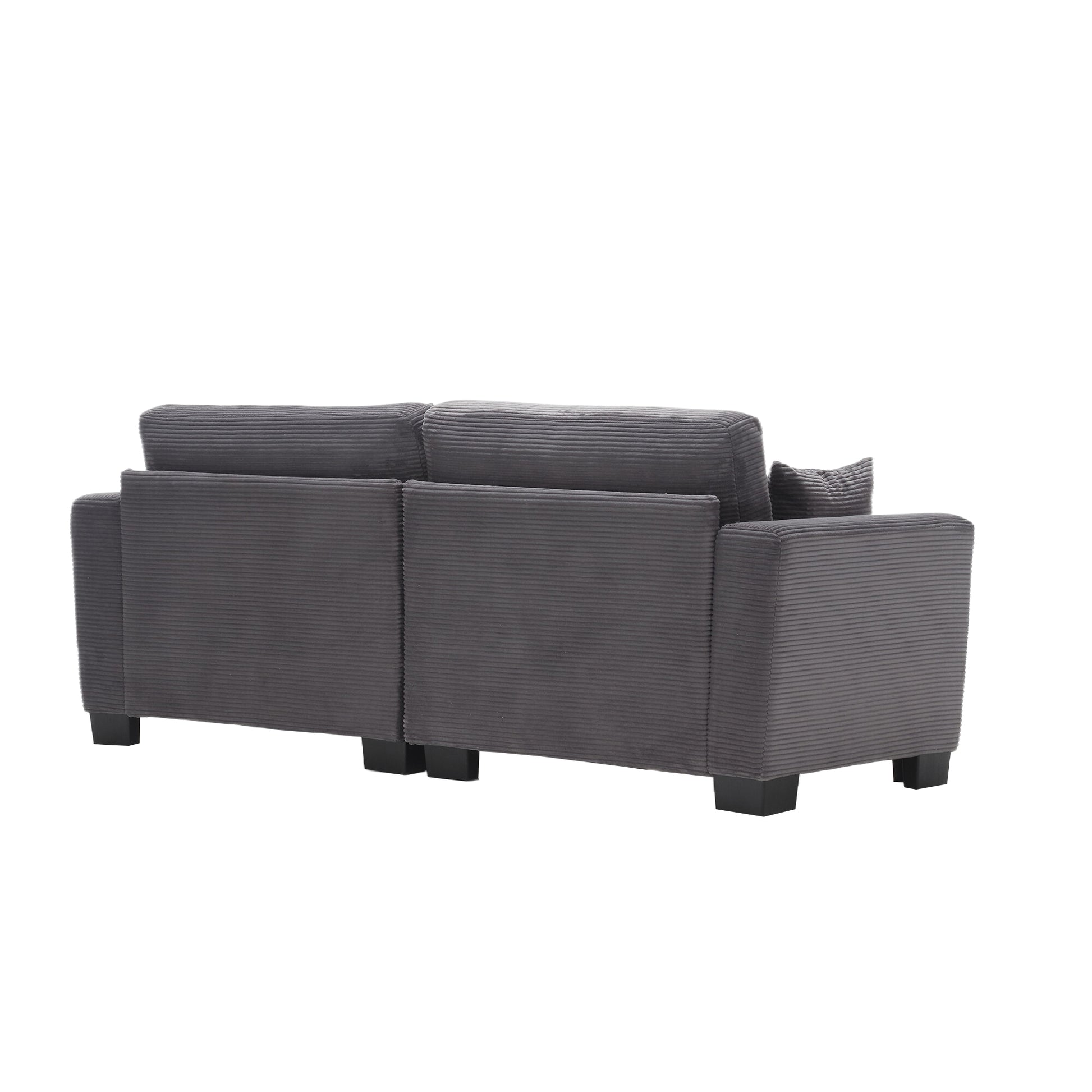 United Modular Sectional Sofa L Shaped Modular Couch With Reversible Chaise Modular Sofa Sectional Couch With Storage Seats Carbon Black Velvet 2 Seat