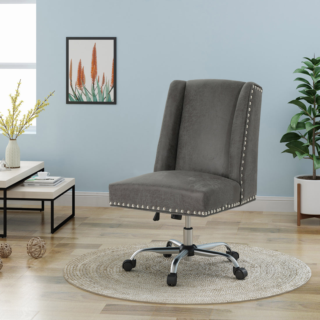 Office Chair Slate Microfiber