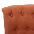 Bordeaux Tuft Chair Orange Fabric