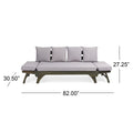 Serene Daybed Grey Fabric