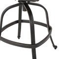 Cast Aluminium Swivel Bar Stool Copper Aluminium