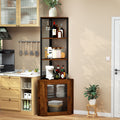 Corner Shelf With Doors, 65