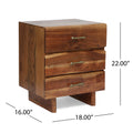 Nightstand Natural Wood