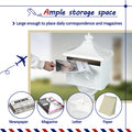 Mailbox Cast Aluminum White Mail Box Postal Box Security Heavy Duty White Aluminium
