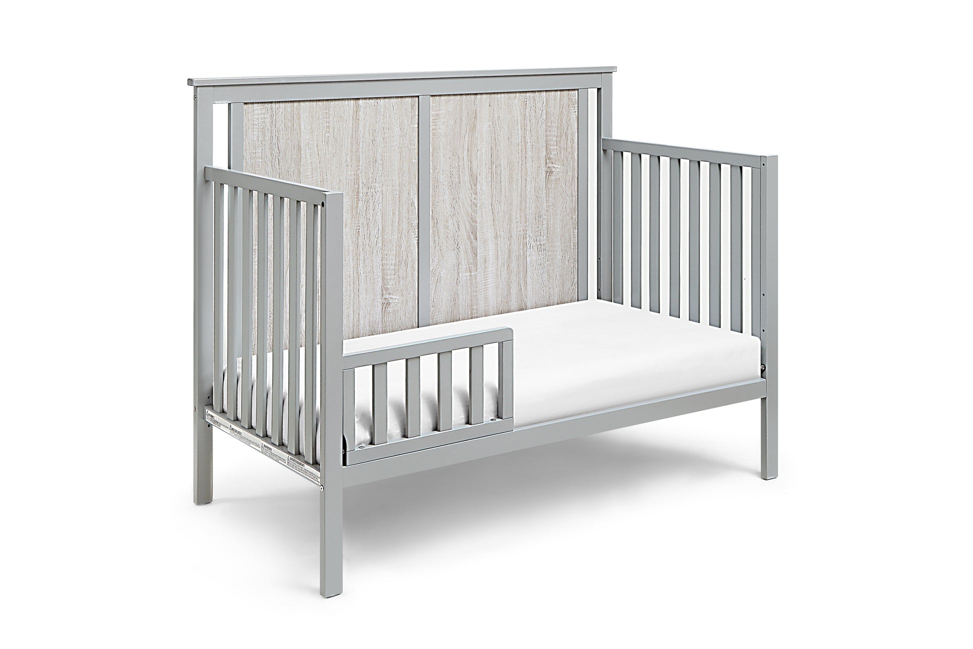 Connelly 4 In 1 Convertible Crib Gray Rockport Gray Grey Wood