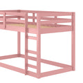 Pink Twin Loft Bed With Wooden Frame Twin Pink Wood Bedroom Pine Slat Beds Wood