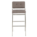 Barstool Light Grey Fabric